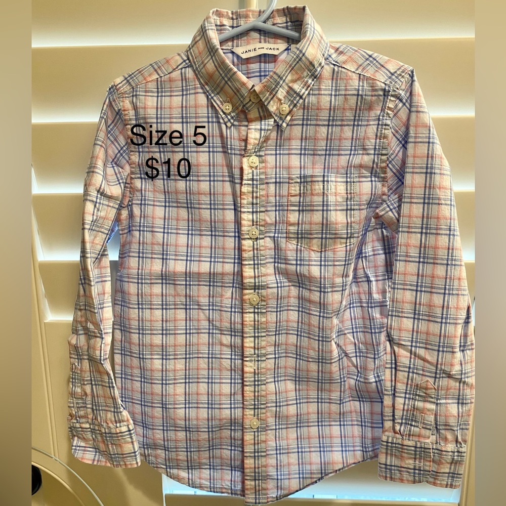 EUC Janie and Jack button down